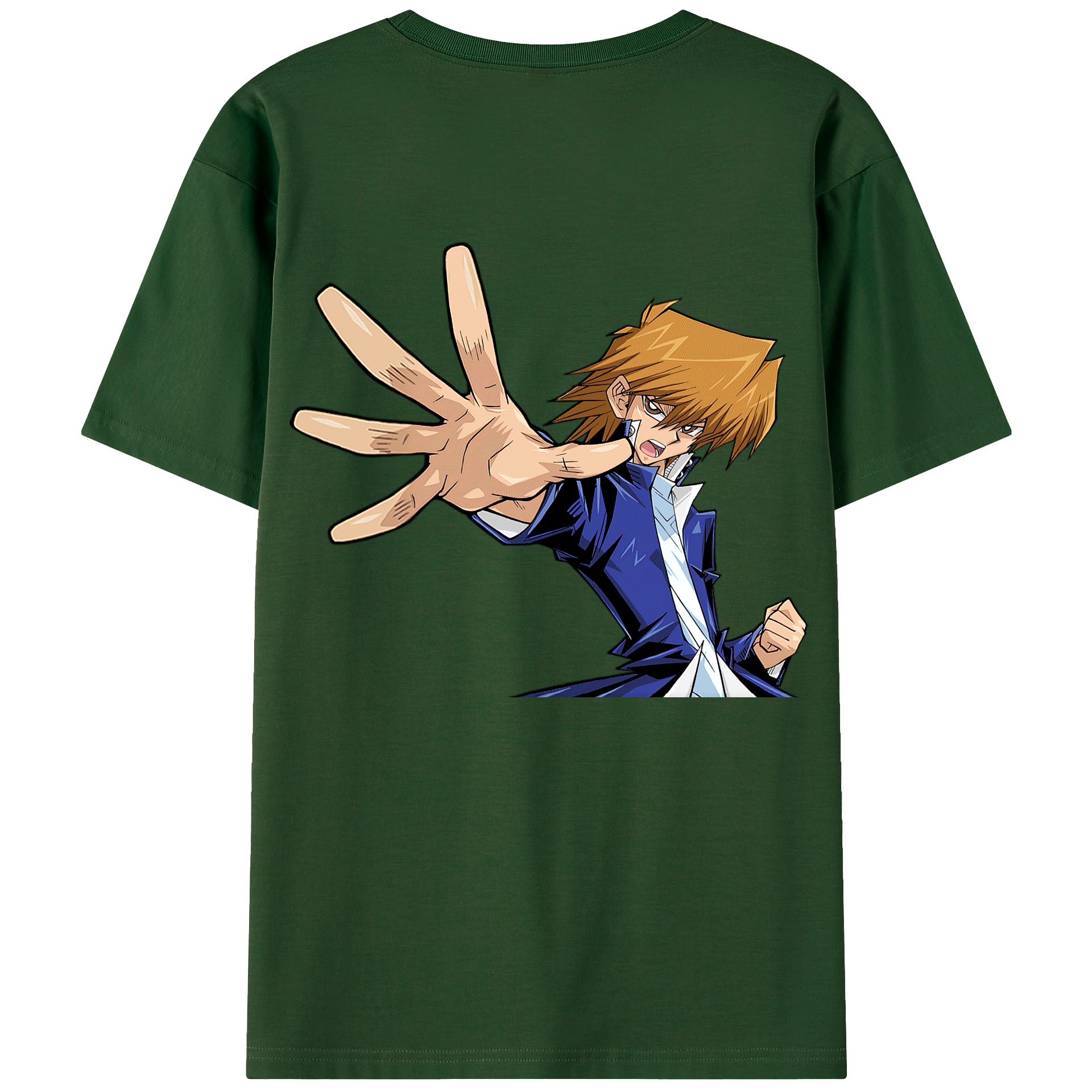 （画像用） 遊☆戯☆王 Yu-Gi-Oh! 綿100％半袖Tシャツ（背面プリント）